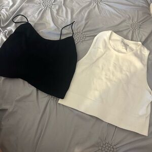 Stylish Black and White Women's Tops